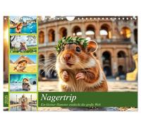 Nagertrip - Ein kleiner Hamster entdeckt die große Welt (Wandkalender 2026 DIN A4 quer), CALVENDO Monatskalender: Ein Hamster auf großer Weltreise