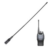 Nagoya Antena SMA Macho Flexible de Doble Banda 144/430mhz con Varilla Telescópica | Walkie Talkie de Látigo de 15,4 Pulgadas