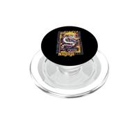 Nagoya City Synthwave 80s Dragón Asiático Vaporwave PopSockets PopGrip para MagSafe