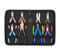 Nagoyuki Alicates de JoyeríA, 8 Piezas de Herramientas de Alicates para Hacer Joyas, Herramientas de Alicates para Hacer Joyas, para ReparacióN de Joyas, Envoltura de Alambre, Manualidades