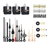 Nagoyuki Mecanismo de Movimiento de Reloj de Cuarzo de Eje de 3 Piezas con 5 Pares de Manos y Kit de NúMeros, Piezas de Reloj DIY, Reemplazo de 31Mm
