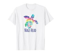 Nags Head Nautical Coastal Tie Dye BOHO - Tortuga boba Camiseta