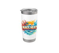 Nags Head North Carolina Beach Town Sand Dunes Novedad Vaso térmico de acero inoxidable de doble pared