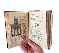 NAHEY Indiana Jones Santo Grial Diario Prop Clásico Película Diario Prop 235 Páginas Diario Vintage Libro Regalo Creativo