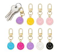 NAHGDU 8 Llaveros Sonrientes, Multicolor, Estándar, Para Mujer Y Hombre, Regalo Ideal