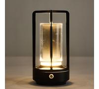 NaHibu Klarako Crystal Lantern,Crystal Lamp,Klarako Crystal Lantern Lamp, 3 Colors Rechargeable Cordless Led Lights for Crystal Lantern Lamp,Restaurant/Bedroom/Bar/Cafe/Camping Lights