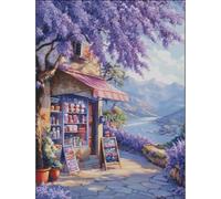 NAHUIGOOD Kit Punto De Cruz Con Hilos Y Tela Pastel 11Ct40X50Cm Kit Bordado Cuadros En Punto De Cruz Kit Punto De Cruz Tela Impresa Cuadros De Punto De Cruz Punto De Cruz Para Hacer