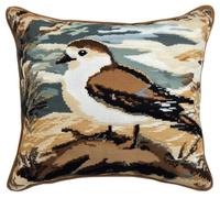 NAHUIGOOD Punto De Cruz Funda De Pajarito 45X45Cm Parte Trasera De Cojín Incluida, Lienzo Preimpreso, Hilo Y Aguja Incluidos, Diy Bordado Creativo Regalo Cross Stitch