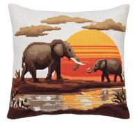 NAHUIGOOD Punto De Cruz Kit Animales 45X45Cm Manualidades Adultos Decoracion Bordar Kit Principiantes Completo Diy Bordado Creativo Regalo，Cross Stitch