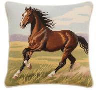 NAHUIGOOD Punto De Cruz Kit Caballo Corriendo 45X45Cm Manualidades Adultos Decoracion Bordar Kit Principiantes Completo Diy Bordado Creativo Regalo，Cross Stitch