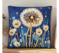 NAHUIGOOD Punto De Cruz Kit Diente De León 45X45Cm Manualidades Adultos Decoracion Bordar Kit Principiantes Completo Diy Bordado Creativo Regalo，Cross Stitch