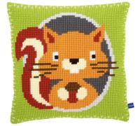 NAHUIGOOD Punto De Cruz Kit Gatito 45X45Cm Manualidades Adultos Decoracion Bordar Kit Principiantes Completo Diy Bordado Creativo Regalo,Cross Stitch