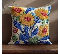 NAHUIGOOD Punto De Cruz Kit Girasol 45X45Cm Manualidades Adultos Decoracion Bordar Kit Principiantes Completo Diy Bordado Creativo Regalo，Cross Stitch