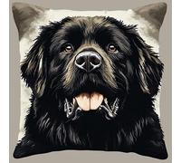 NAHUIGOOD Punto De Cruz Kit Perro Animal 45X45Cm Manualidades Adultos Decoracion Bordar Kit Principiantes Completo Diy Bordado Creativo Regalo，Cross Stitch