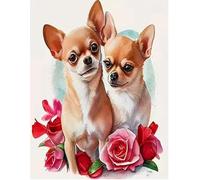 NAHUIGOOD Punto De Cruz Principiantes Perro 11Ct40X50Cm Kit Bordado Cuadros En Punto De Cruz Kit Punto De Cruz Tela Impresa Cuadros De Punto De Cruz Punto De Cruz Para Hacer