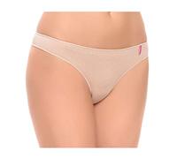 NAIARA - 770 Pack de 2 Tanga Mujer Algodon Lycra Lisos Color: Surtidos Talla: Unic
