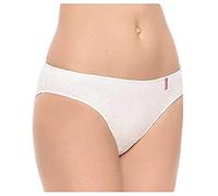 Naiara 780 Pack 2 Unidades Bikini Señora Algodón. Bragas Mujer Color Liso (Blanco)