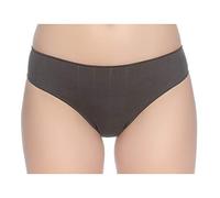 Naiara Pack 2 Unidades Bikini Señora Algodón. Bragas Mujer Color Liso (Negro)
