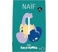 Naïf - Bomba de baño infantil multipack para niños a partir de 3 años - Diversión crepitante en el baño - Fórmula suave - 0% SLES - Dermatológicamente probado - 120 g