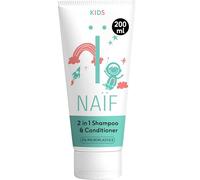 Naïf Champú y Acondicionador 2 en 1 para Bebés - Suave, 0% perfume, sin SLES, microplásticos ni siliconas, dermatológicamente probado - 200ml