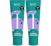 Naïf - Champú y acondicionador 2 en 1 para niños - Limpia y suaviza el cabello - Fórmula suave - 0% SLES - Dermatológicamente probado - De origen natural- 250 ml (Paquete de 2)