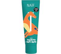 Naïf - Champú y gel de ducha 2 en 1 para niños - Limpia rápidamente - Fórmula suave - 0% SLES - Dermatológicamente probado - De origen natural- 250 ml
