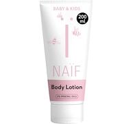Naïf - Loción corporal nutritiva para bebés y niños - Crema para piel sensible - Sin aceites minerales - Con ingredientes naturales - Rápida absorción - Vegana - 200 ml