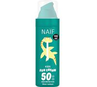 Naïf - Loción solar para niños - FPS 50 - A partir de 3 años - Protección UVA y UVB - Resistente al agua - Dermatológicamente probado - Sin microplásticos - Perfumado - 100 ml