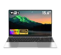 NAIKLULU 15.6 Pulgadas 2026 Laptop Processor M3-6Y30, RAM 16GB SSD 512GB Pc Ordenador Portatil Computadora, 5000Mah/1920x1080P/Webcam/WIFI 5/Ranura para Tarjeta TF