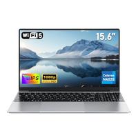NAIKLULU 15.6 Pulgadas Pc Ordenador Portátil Laptop 2025, N4020 Procesador (1.10 to 2.8 GHz) Computer, 8GB RAM 256GB SSD Computadora Portátil, Tarjeta TF, Webcam, Touchpad, Estudiante/Hogar/Negocio