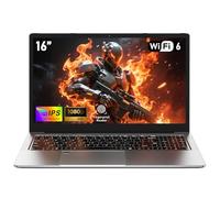 NAIKLULU 16 Pulgadas Gaming Ordenador Portatil R7 5825U Procesador (2.0 to 4.5Ghz) 16GB RAM 1TB SSD Laptop, 2025 Gamer Pc Portatil Computadora, Teclado Retroiluminado, Webcam/Touchpad/Tipo-C