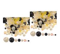 Nail accessories,2pcs 1 Nail Resin Drill Manicure Supplies Resin Nail Pearl Flatback Manicure Decals Nail Art Supplies Nail Pearls Pearl Nail Decals