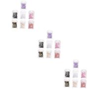Nail accessories,3pcs 7 Nail Flower Ornaments Pink Jewelry 3D Nail Charm Pearl Nail Charm Beaded Charm Nail Art Charm Nail Diamonds Rhinestones