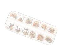 Nail accessories,4 Boxes Zodiac Alphabet Ornaments Flake Nails Sequin Art Supplies for Manicure Letters Stickers Gems Nail Art Manicure Nail Art