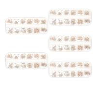 Nail accessories,5 Boxes Zodiac Alphabet Ornaments Twelve Constellations Nail Ornament Word Message Charm Pendant 3D Nail Charm Manicure Decor