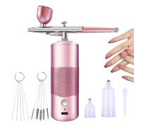 Nail Air Brush, Cordless Airbrush Sprayer, 3.9in Painting Sprayer Set, Lightweight Portable Design, Painting Tool for Hair, Makeup, Beginner, Model, Cake, Car, Decorating, Shoe, Graffiti