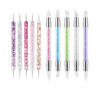 Nail Arт Pen - 3đ Gel Nail Sculpture Tools | 10PCS Double-Tipped Nails Carving Pens | Multifunctional Fingernail Design Aid for Home School Travel | Gel Arт Sculpting Nails Accessories