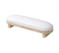 Nail Arm Rest Stand Wooden, Non Slip Hand Support, Waterproof Cushion, Stable Manicure Pad with Ergonomic Design, Salon Equipment Accessory with Comfortable, Nail Tech Tool for Home Practice Station