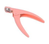 Nail Art Clipper Manicura Cortador de puntas de uñas Robusto Funcionamiento simple Cortador de uñas postizas para bricolaje Salón de uñas Tienda de manicura Plástico Acero (Rosa)