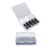 Nail Art Foil, envolturas de uñas de flores de encaje blanco y negro, pegatinas para decoración de uñas, pegatinas de encaje para manicura Acrílico DIY Decoración