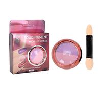 Nail Art Glitter Powder Hada Sinfónica en Polvo, Purpurina para Uñas, Sirena Sólida, Polvo Aurora de Dos Colores, Purpurina de Plástico, Pigmento (Polvo de Aurora Bicolor