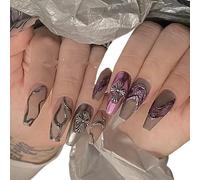 Nail art que mejora el temperamento, producto terminado: nuevas explosiones con armadura, versátiles y blancas, desmontables y ponibles en Europa y América.(L)