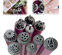 Nail Art Stamp Pen Set, 6/10pcs Nail Art Pen Set, Nail Art Tools, Nail Art Set, Nail Graffiti Nail Art Dotting Tools, Nail Art Tools For Girls And Women (10pcs)