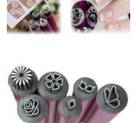 Nail Art Stamp Pen Set, 6/10pcs Nail Art Pen Set, Nail Art Tools, Nail Art Set, Nail Graffiti Nail Art Dotting Tools, Nail Art Tools For Girls And Women (6pcs)