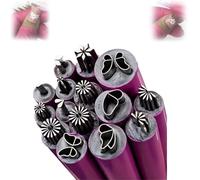 Nail Art Stamp Pen Set, Nail Stamp Pen DIY Nail Art Tools, DIY Nails Stamping Tools for Women and Girls, Easy to Use, for Home Nails Arts Design (15PCS)