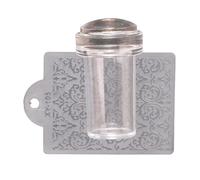 Nail Art Stamper Jalea De Estampado Silicona Transparente Con Raspador Para Decoraciones Uñas Cuerpo Visible Transparente Sin Extravío Kit Estampador Uñas Francés