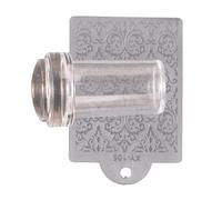 Nail Art Stamper - Sello de silicona transparente con raspador para decoración de uñas, cuerpo transparente visible, no se pierde, herramienta de uñas de punta francesa