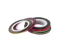 Nail Art Striping Tape Line Decor Pack de 10 rollos de Easy-Go Mixed Colours Rolls Striping Tape Práctico y PopularPráctico y atractivo