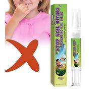 Nail Biting Polish, Anti Thumb Sucker, Bitter Stop Solution, Safe Formula, Quick-Dry Application, Ideal For Adult Men Women Kid Travel Night Cuticle Care Children Spa, 4ml