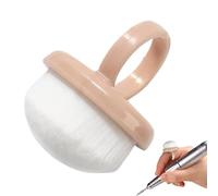 Nail Brush - Dust Scrubber for Salon | Abs Fiber with Portable Design, Manicure Pedicure Cleaner, Indoor Home Outdoor Vacation Tool, Glasses Screen Makeup Pre Process Accessory
